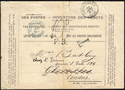 1810: Belgium - Telegraph stamps