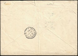 1893 Env de l'Adm. Postes - Ouverture des Rebuts - vers Ghistelles, ...