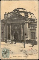 1904 France CP Sains du Nord vers Leuze. Timbre 5c au recto. Taxe ...