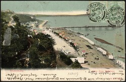 1905 GB 2x1/2p au recto obl Brighton 3/9/05 sur CP vers la Belgique. ...