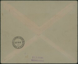 1933 289 cdf - 317-PA 4 obl Molenbeek 29/9/1933, Graf Zeppelin 8. ...