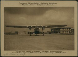 1933 289-PA 2/3 obl Antwerpen 4/5/33, Graf Zeppelin 1. ...