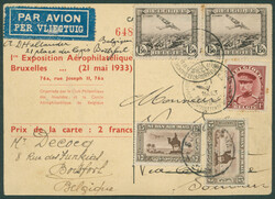 1810: Belgium - Airmail stamps