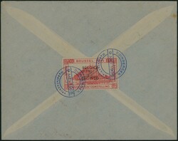 1935 407 - E 7 à 9 vol par fusée Belgica Duinbergen Heyst 9/5/35. ...