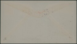 1936 336x2 obl Knocke 4/6/1936 enveloppe illustrée vol par fusée ...