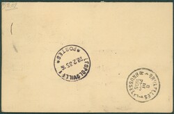 1935 EP double 50c + 285-321-339 obl Leuven 22/2/35 vers Kessel-Lo ...