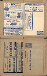 1888 Type Sage 15c bleu - EP publicitaire neuf 'La Missive/Paris' ...
