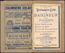 1888 Type Sage 15c bleu - EP publicitaire neuf 'La Missive/Paris' ...