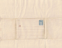 1899 Type Sage 15c bleu - Lettre-réclame Manussohn, 18 rue Rossini, ...