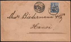 1909 Chine - Yv. 79 obl Chefoo-Chine/Poste Française 18/5/09 via ...