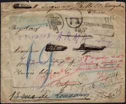 1919 Yv. 155 au verso d'une enveloppe rec 'The Kailan Mining ...