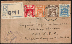 1918 Palestine - Yv. 2 ND - 4-7/8 obl G.M.I. Field Post Office 13/11 ...