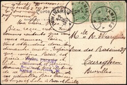 1 CP obl - Wanfercée-Baulet - Place du Tram