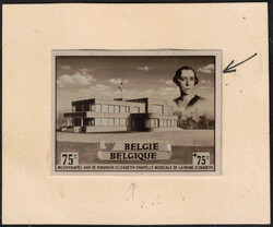 1940 Chapelle musicale - 75c+75c épreuve photographique avec le ...