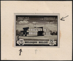 1940 Chapelle musicale - 75c+75c épreuve photographique de la ...