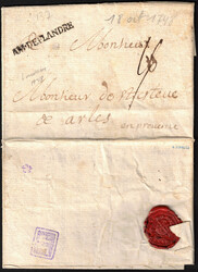 1748 Guerre de succession d''Autriche - LAC datée de Louvain le ...