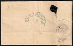 1837 LAC du 22/8/1837 obl Vilvorde 22/8, SR et boite F de Weerde, ...