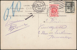 1909 81 surcharge Préo Bruxelles 09 obl mécanique ...