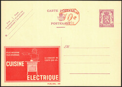 1938 Publibel n° 359 + P 010, jeu complet, 6 teintes différentes