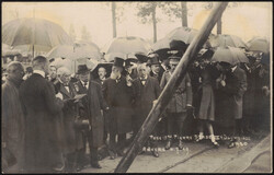 1920 J.O. Anvers 1920 - Carte photo 4/7/19 - Pose première pierre ...