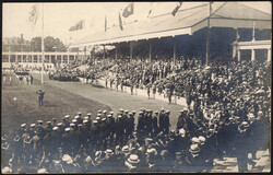 1920 J.O. Anvers 1920 - Carte photo - Cérémonie d''ouverture de la ...