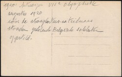 1920 J.O. Anvers 1920 - Carte photo - Cérémonie d''ouverture, vue ...