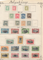 Congo-Belge + Ruanda-Urundi - Collection obl/X/XX sur feuilles ...