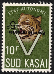 1961 Sud Kasaï - 20C à 24C XX, surchargés 'Pour les rapatriés', ...