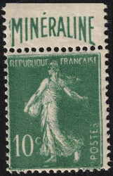 1924 Yv. 188A XX 'Minéraline', signé Scheller.'