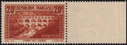 1929 Yv. 262 XX bdf, signé Scheller