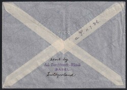 Schweiz Bedarfsflugpostbrief nach Singapore, 1.GewichtsstufeSchweiz ...