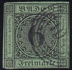 Deutschland, Altdeutschland, Baden, Nr.3bDeutschland, Altdeutschland, ...