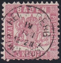 Deutschland, Altdeutschland, Baden, Nr.18Deutschland, Altdeutschland, ...