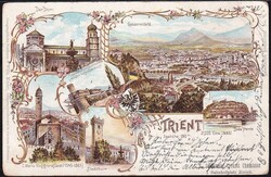 Ansichtskarten, Italien, 1901, „Trient“Ansichtskarten, Italien, ...
