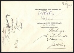 Schweiz, Flugpost, Sonderflüge, Ballonpost, 1939, Internationale ...