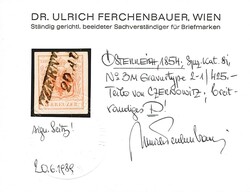 Österreich 1850 3 Kreuzer FB Nr. 3 MP Gravurtype 2-1 gestempelt ...