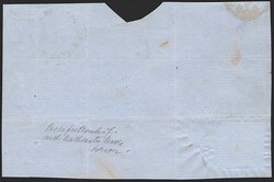 Österreich 1850 6 Kreuzer und 6 Kreuzer Halbierung FB Nr. 4 „braun ...