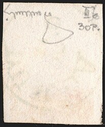 Österreich 1850 3 Kreuzer FB Nr. 3 „(blass)rot“ MP Type IIIb ...