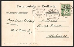 Lithokarten, Zug, Knabenpensionat St.Michael, 1908 Für Details sehen ...