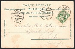 Ansichtskarten, Zug u. die Alpen, 1903 Für Details sehen Sie sich ...
