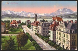 Ansichtskarten, Zug, Alpenstrasse, 1915 Für Details sehen Sie sich ...