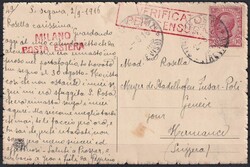 Ansichtskarte Italien 1916 ZensurFür Details sehen Sie sich bitte ...