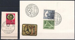 Deutschland, Berlin, BRD, Nr.72-73 und BRD 142, Sonderstempel ...