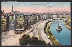 Lithographien Österreich,WIEN Franz Josef-Kai, Farblitho, 1914Für ...