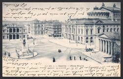 Ansichtskarten Schweiz, GENEVE Place Neuve, 1900 Für Details sehen ...
