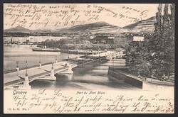 Ansichtskarten Schweiz, GENEVE Pont du Mont Blanc, 1903 Für Details ...