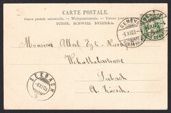 Ansichtskarten Schweiz, GENEVE Pont du Mont Blanc, 1903 Für Details ...