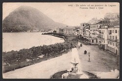 Ansichtskarten Schweiz, LUGANO Fontana Bossi, 1910 Für Details sehen ...
