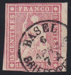 Schweiz Strubeli 1860, 24 G BASEL Schweiz Strubeli 1860, 24 G BASEL ...