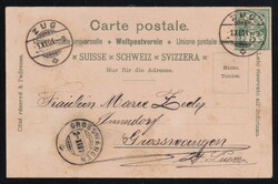 Schweiz Lithographie 1901 „Zug & Zugersee“ Schweiz Lithographie ...